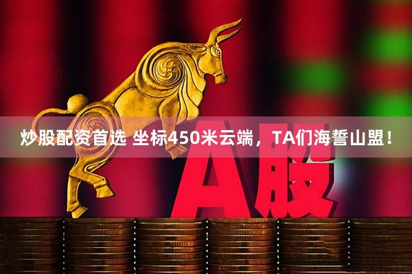 炒股配资首选 坐标450米云端，TA们海誓山盟！